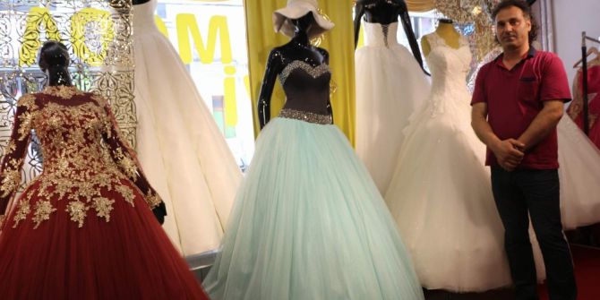 Trabzon’dan gelinlik ihracatı