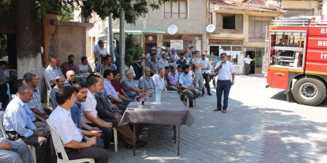 Eskigediz’e itfaiye aracı