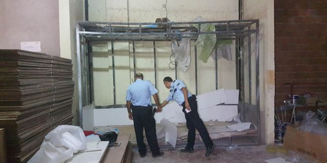 Samsun’da halatı kopan yük asansörü düştü: 5 yaralı