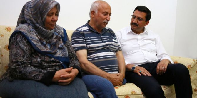 Başkan Ak 15 Temmuz gazisini ziyaret etti