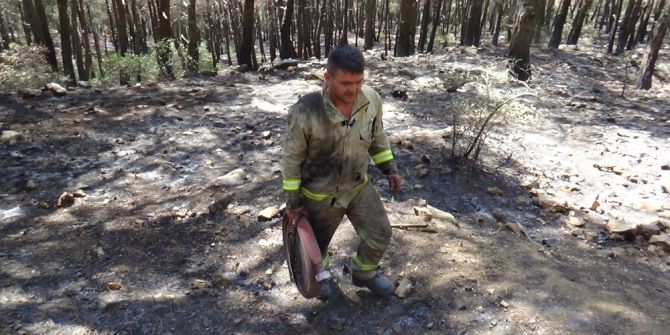 Kazdağları’nın yeşili siyaha döndü