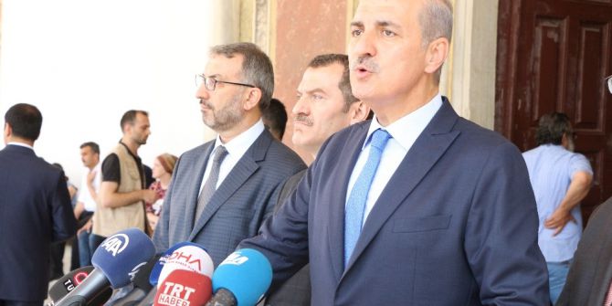 Bakan Kurtulmuş: ’Topkapı Sarayı’nda bir santim kayma yok’