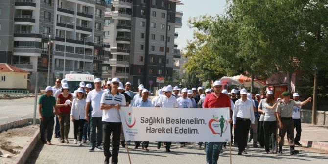 Kulu’da sağlık yürüyüşü düzenlendi