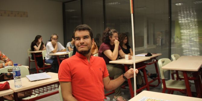 Görme engelli öğrenciden Boğaziçi Üniversitesi başarısı