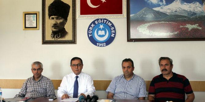 Türk Eğitim-Sen Kayseri 1 No’lu Şube Başkanı Ali Benli: