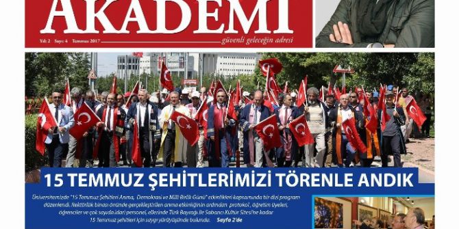 Erciyes Üniversitesi AKADEMİ’nin 4. sayısı çıktı