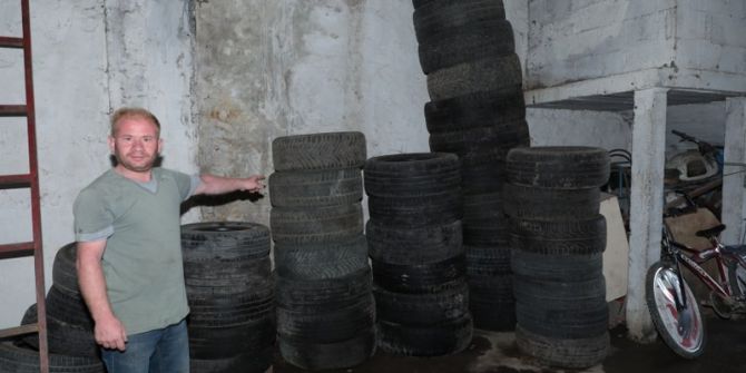 "Ömrünü tamamlamış lastikleri çöpe atmayın" uyarısı