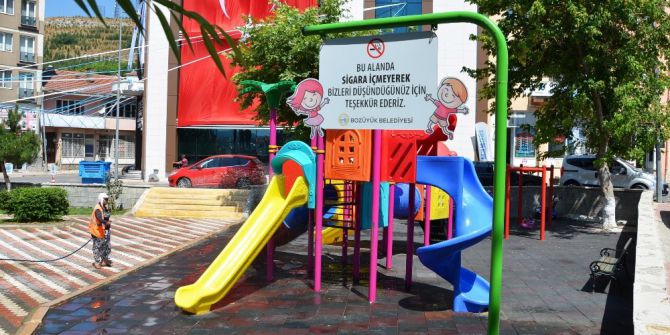 Bozüyük’te çocuklar için dumansız hava sahası uygulaması başladı