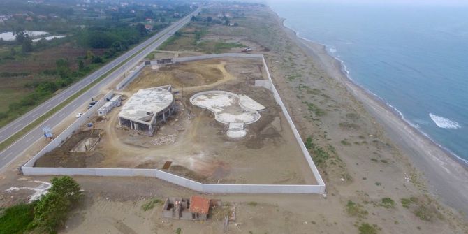 Kocaali sahilinde çalışmalar sürüyor