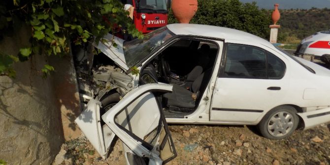 Motosiklete çarpmamak için hayatından oluyordu