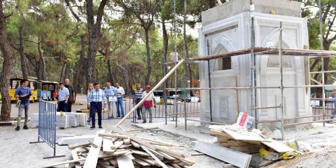 Tütüncü şantiyeleri denetledi