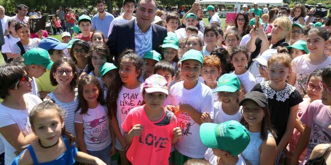 Çankaya yaz spor okulları, bin 200 çocuğa spor eğitimi verdi