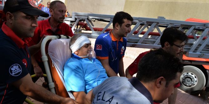 FÜ Hastanesinde yangın ve deprem tatbikatı