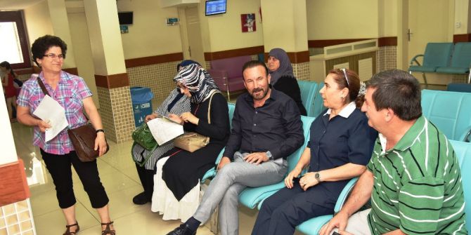 Doktor başkandan hastane ziyareti