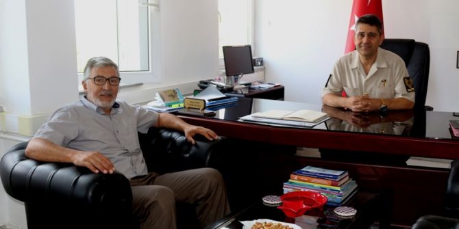 Başkan Bozkurt’tan İlçe Jandarma Komutanı İlhan’a hayırlı olsun ziyareti