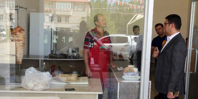 Kaymakam Doğramacı’dan esnaf ziyareti