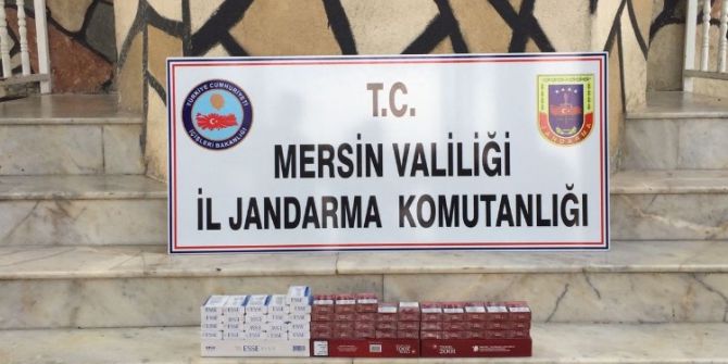 Mersin’de 149 paket kaçak sigara ele geçirildi