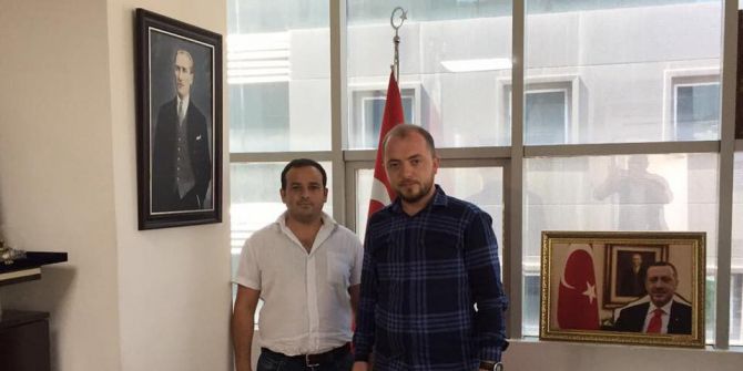 AK Parti İl Başkanı Karabıyık, Bilecikspor Başkanı Dilek’le bir araya geldi