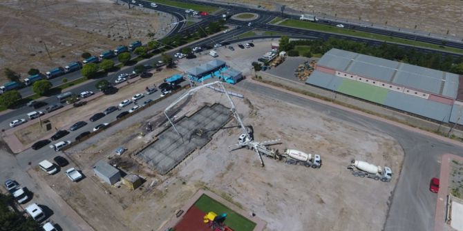 Emniyet hizmet binasının temeli atıldı