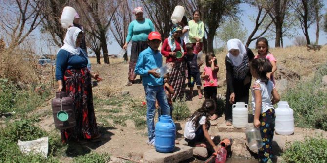 3 yıldır su taşıyorlar