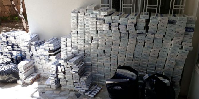 Kayseri’de 9 bin 700 paket kaçak sigara yakalandı