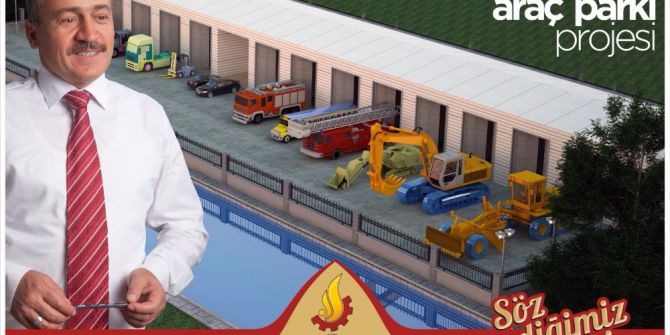 Seydişehir Belediyesinden makine parkına modern bina