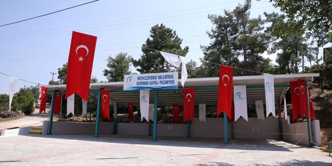 Saruhan kapalı pazaryeri açılıyor