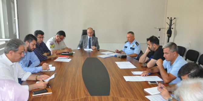 İlçe Spor Güvenlik Kurulu toplantısı yapıldı