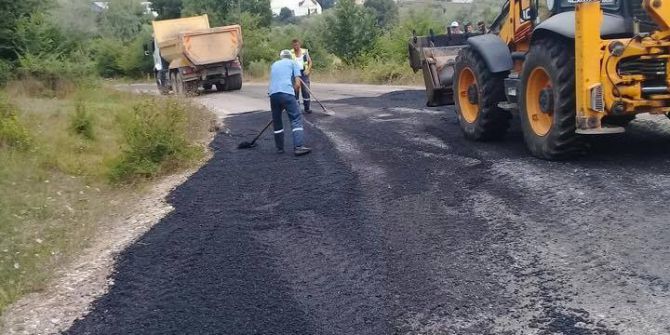 Körfez’de asfalt seferberliği sürüyor