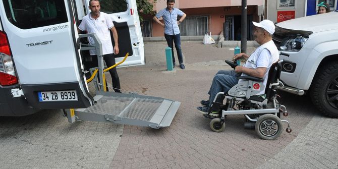Gaziosmanpaşa’da engelli vatandaşlara ücretsiz hizmet