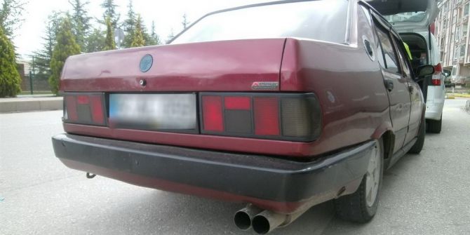 Uşak’ta 123 araç modifiye ve abart egzozdan men edildi