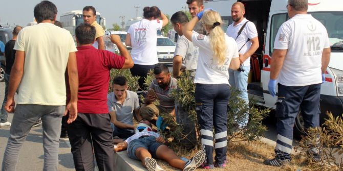 Manavgat’ta trafik kazası: 3 yaralı