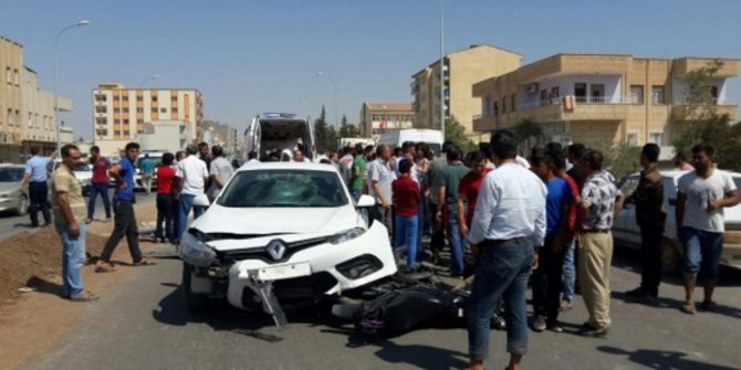 Ceylanpınar’da trafik kazası: 2 yaralı