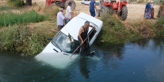 Tokat’ta sulama kanalında can pazarı