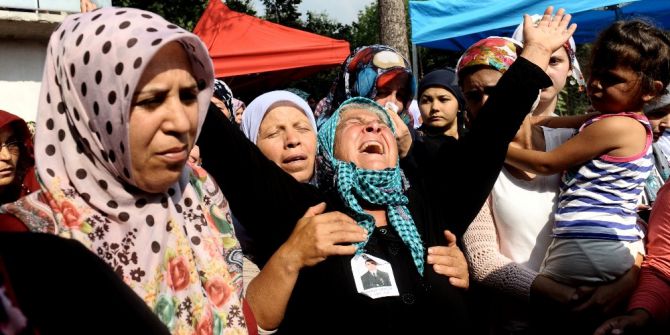 Bursa şehidini gözyaşları içinde uğurladı