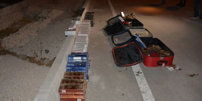 Tokat’ta kaçak sigara operasyonu