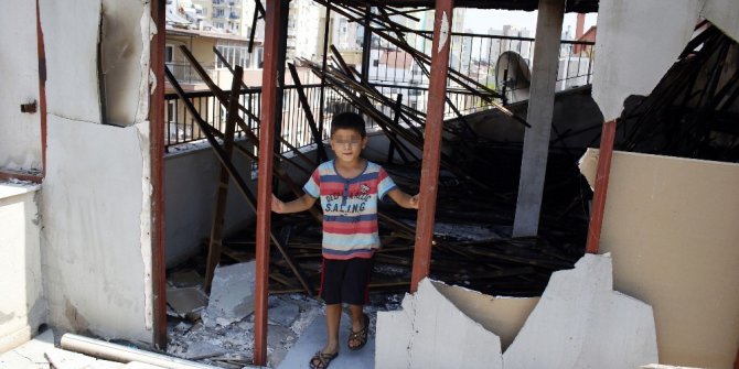 Yangının arkasından dram çıktı