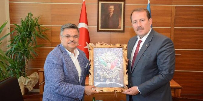 Başkan Yağcı, Karacan’la bir araya geldi