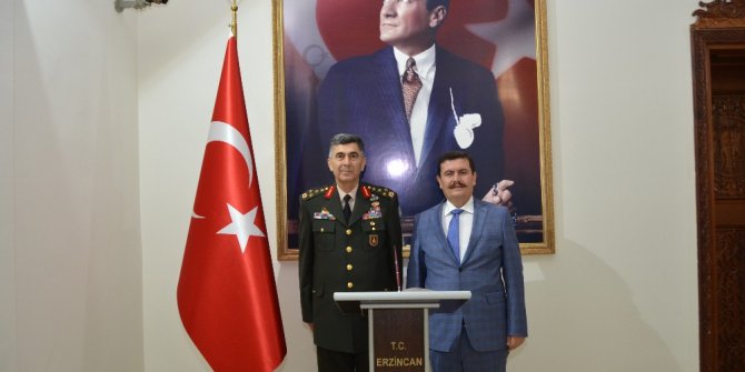 Kara Kuvvetleri Komutanı Orgeneral Çolak’tan Vali Arslantaş’a veda ziyareti