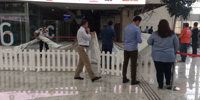 Ankara YHT Garı’nda tavan çöktü