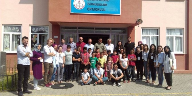 Küçük fındıkçılara Kocaali Kaymakamından destek