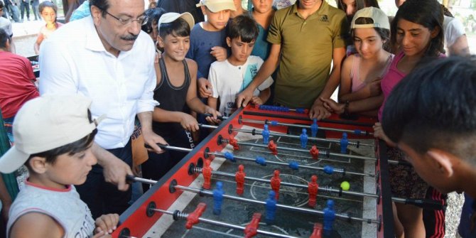 Başkan Atilla, Çocuk Yaz Kampı’nda çocuklarla buluştu