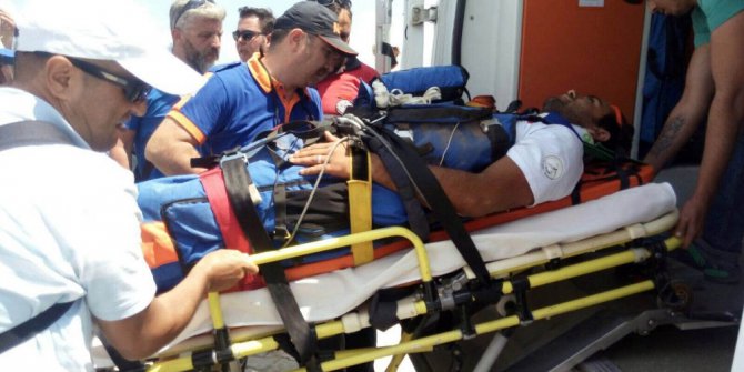 Yelken Kanat Türkiye Şampiyonasında korkutan kaza