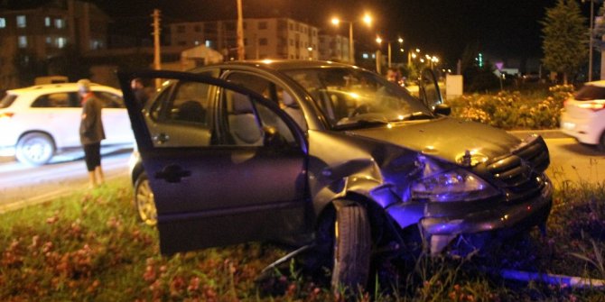 Bolu’da trafik kazası: 1 yaralı