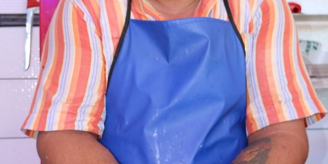 Balık taşına vatandaşlar büyük ilgi gösteriyor