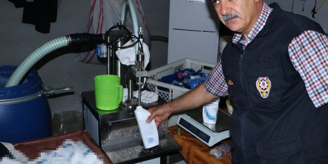 Çakma şampuan fabrikasına operasyon