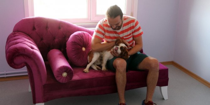 Sahibi tatile çıkan köpekler için özel köpek oteli