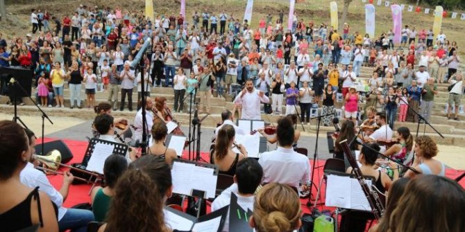 Fındıkpınarı yaylasında klasik müzik sesleri yankılandı