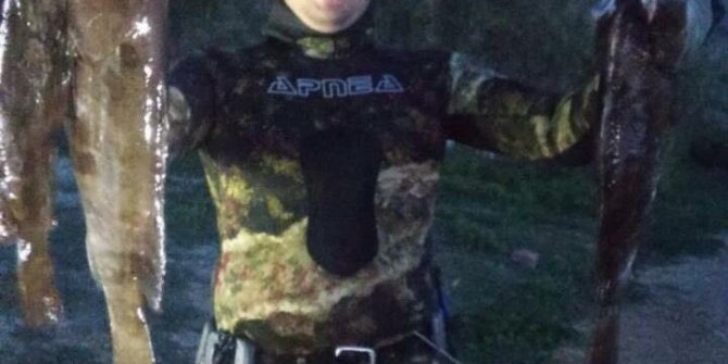 Zıpkınla dalış yapan serbest dalgıç ölü bulundu