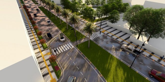 Ahmetli’nin prestij caddesinde yeni gelişme